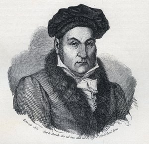 Portret van Giandomenico Romagnosi, Italiaanse filosoof en advocaat