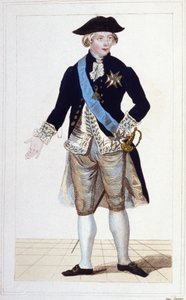 Portret van Gilbert Mottier, Markies de La Fayette (1757-1834). door Unknown artist