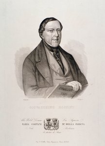 Portret van Gioacchino Rossini