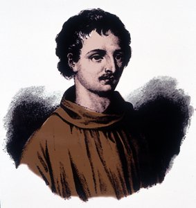 Portret van Giordano Bruno (1548 - 1600) door Unknown artist