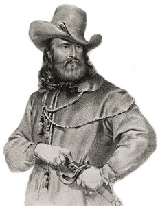 Portret van Giuseppe Garibaldi (1807-1882), generaal, Italiaans patriot en leider door Unknown artist