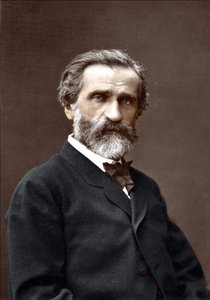 Portret van Giuseppe Verdi (1813-1901), Italiaanse componist door Unknown artist