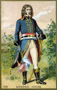 Portret van Generaal Hoche (1768-1797). Chromolithografie eind 19e eeuw.