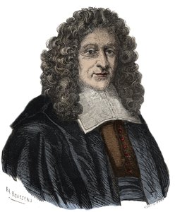 Portret van Guillaume Amfrye, Abt van Chaulieu (1639-1720) libertijnse Franse dichter door Unknown artist