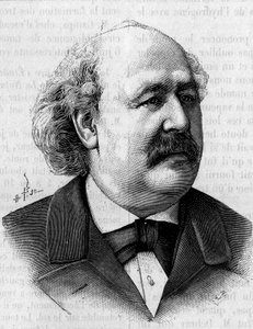 Portret van Henri Jules Debray (1827-1888), Franse chemicus. (Van een foto door Eugène Pirou). Gravure in 