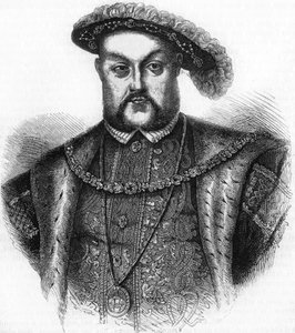 Portret van Hendrik VIII, koning van Engeland en Ierland (1491-1547). door Unknown artist