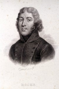 Portret van Hoche, gravure van de 19e eeuw door Unknown artist