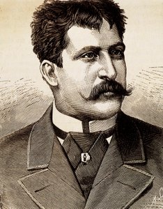 Portret van de Italiaanse lyrische zanger Mattia Battistini door Unknown artist