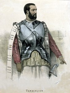 Portret van de Italiaanse tenor Enrico Tamberlick (1820 - 1869) in Otello van Gioacchino Rossini door Unknown artist