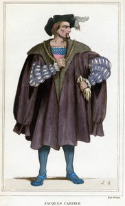Portret van Jacques Cartier (1491 - 1557) door Unknown artist