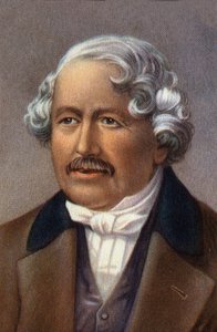 Portret van Jacques Daguerre, Fransman, uitvinder van de daguerotypie. door Unknown Artist