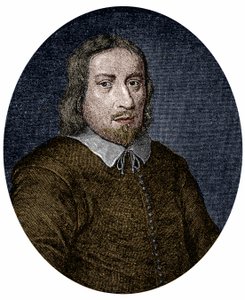Portret van Jakob Bohme (of Boehme) (1575-1624) Duitse filosoof en mysticus. Gravure uit de 17e eeuw door Unknown artist