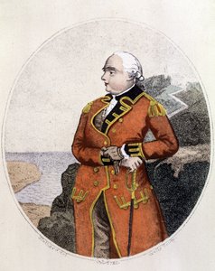 Portret van James Cook (1728 - 1779) door Unknown artist