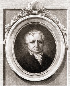 Portret van Jean Honoré Fragonard, Franse schilder (1732 - 1806) door Unknown artist