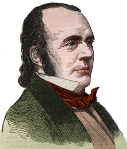 Portret van Jean Louis Rodolphe Agassiz (1807-1873), Amerikaanse natuuronderzoeker. door Unknown artist