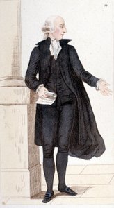 Portret van Jean Sylvain BAILLY (1736-1793), schrijver, astronoom en politicus verkozen tot de Académie française. Auteur van de geschiedenis van de astronomie. Hij werd onthoofd voor het helpen van Lodewijk XVI bij zijn ontsnapping. Gravure uit 1830 door Unknown artist