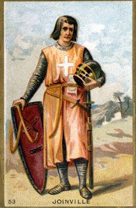 Portret van Jean de Joinville (1225 - 1317) Franse kroniekschrijver door Unknown artist
