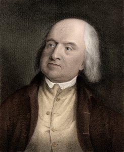 Portret van Jeremy Bentham (1748-1832), Engelse filosoof, econoom en theoretisch jurist