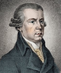 Portret van Johann Georg Albrechtsberger (1736-1809) Oostenrijkse muzikant door Unknown artist