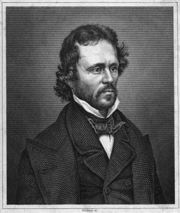 Portret van John Charles Fremont. (1813-1890). Amerikaanse officier en ontdekkingsreiziger.