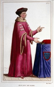 Portret van Jan, Hertog van Berry (1340 - 1416). door Unknown artist