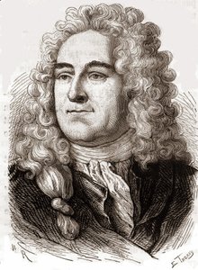 Portret van John Law (1671 - 1729), Schotse financier die in 1720 failliet ging (Gebeurtenis van Quincampoixstraat) door Unknown artist