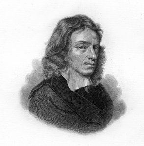 Portret van John Milton, Engelse dichter en essayist (1608 - 1674)
