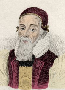 Portret van Joseph Hall (1574-1656) Engelse Bisschop