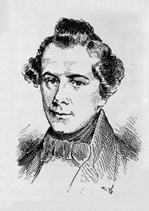 Portret van Joseph Lanner, Oostenrijks componist, violist en dirigent (1801-1843)