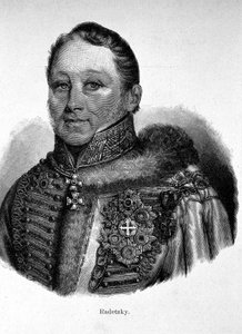 Portret van Joseph Radetzky, Graaf von Radetz (1766 - 1858), Oostenrijkse veldmaarschalk