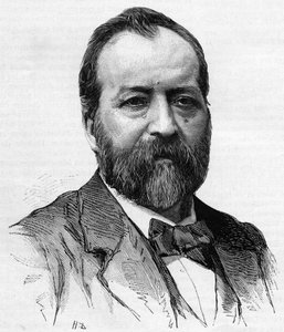 Portret van Jules Castagnary (1830-1888), Franse advocaat, journalist en politicus. door Unknown artist