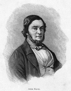 Portret van Jules Favre (1809 -1880), Franse politicus door Unknown artist