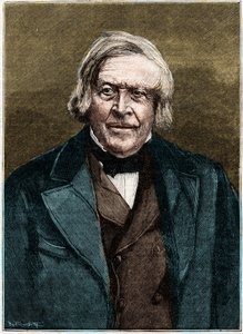 Portret van Jules Michelet, Franse historicus en schrijver (1798 - 1874) door Unknown artist