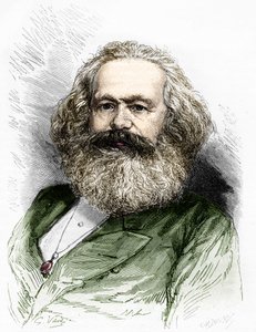 Portret van Karl Marx