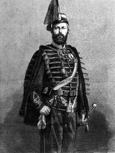 Portret van koning Karel XV van Zweden (1826 - 1872) door Unknown artist