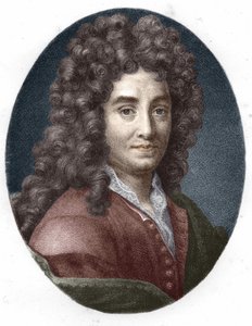 Portret van La Bruyère. Gravure uit de 19e eeuw. door Unknown artist