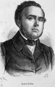 Portret van Ledru Rollin (Ledru-Rollin), Franse politicus (1807 - 1874) door Unknown artist