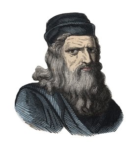 Portret van Leonardo da Vinci (1452-1519)