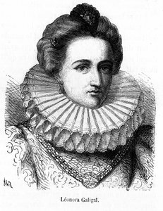 Portret van Leonora Dori (of Dosi) genaamd Galigai, maarschalk van Anchre (1568-1617), vertrouweling van Marie de Medicis - in 