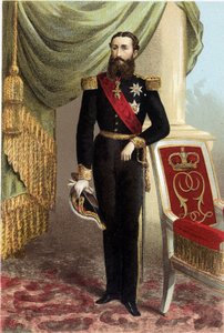Portret van Leopold II, Koning der Belgen door Unknown artist