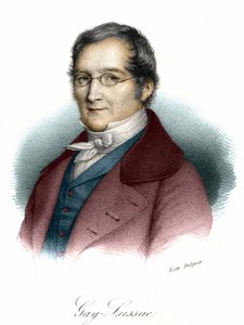 Portret van Louis-Joseph Gay-Lussac (Louis Joseph Gay Lussac) (1778-1850), Franse natuurkundige en chemicus door Unknown artist