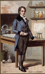 Portret van Louis-Joseph Gay-Lussac (Louis Joseph Gay Lussac) (1778 - 1850), Franse natuurkundige en chemicus.