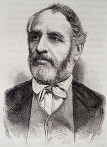 Portret van Louis Charles Delescluze, Franse journalist en politicus (1809-1871) door Unknown artist