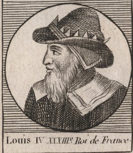 Portret van Lodewijk IV d