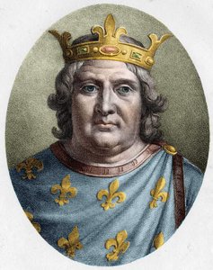 Portret van Lodewijk VI de Dikke (1081 - 1137), koning van Frankrijk. door Unknown artist
