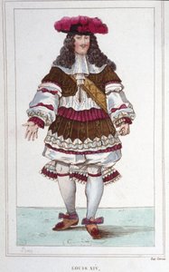Portret van Lodewijk XIV (1638 - 1715), Koning van Frankrijk. door Unknown artist