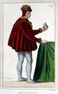 Portret van Lodewijk XI (1423 - 1483), Koning van Frankrijk