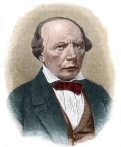 Portret van Ludwig Uhland (1787-1862), Duitse romantische dichter door Unknown artist