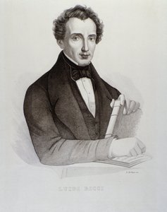 Portret van Luigi Ricci (gravure) door Unknown artist