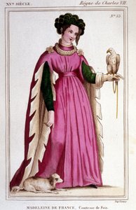 Portret van Madeleine van Frankrijk (1443 - 1495), Gravin van Foix